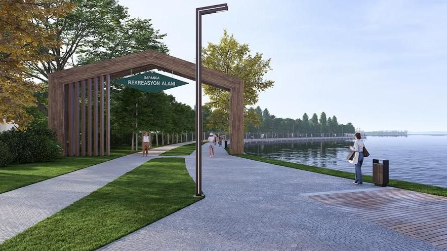 SAPANCA GÖLÜ KENARINDAKİ 6 KİLOMETRELİK YAŞAM ALANI